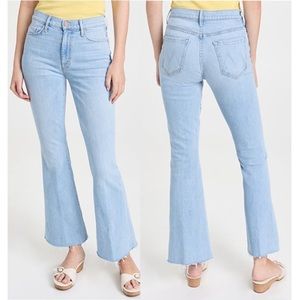 MOTHER The Weekender Fray Jeans Sz 29 California Cruiser Cropped